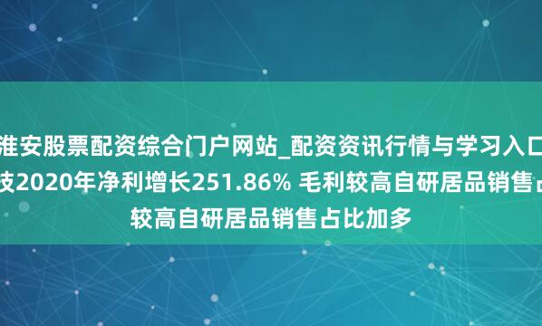 淮安股票配资综合门户网站_配资资讯行情与学习入口 森馥科技2020年净利增长251.86% 毛利较高自研居品销售占比加多